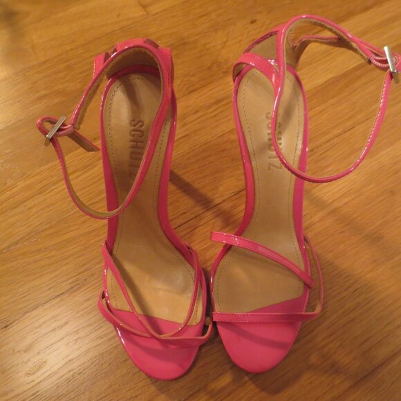 LAST CHANCE NNB Barbie Pink SCHUTZ High Heel Ankle Strap Sandals - Picture 7 of 8